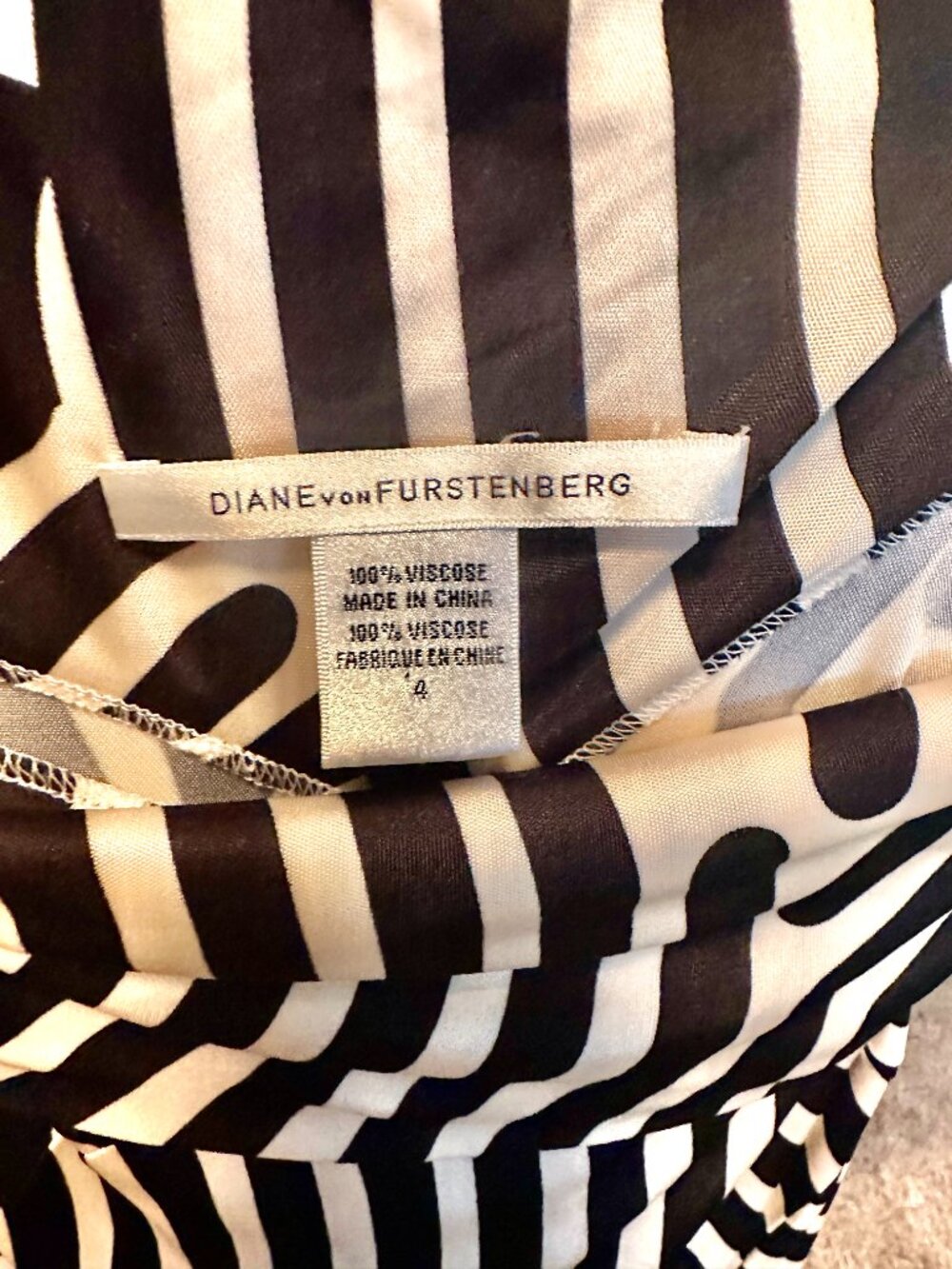 DIANE von FURSTENBERG Coctail Dress Size 4 - Picture 4 of 4